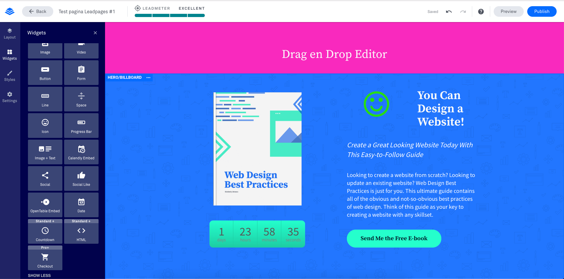 Leadpages editor leadpages-drag-drop-edtor
