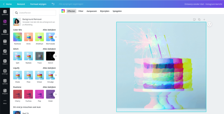 Canva Effect Glitch