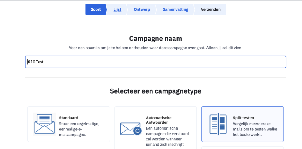 stap voor stap een campagne maken in Active Campaign