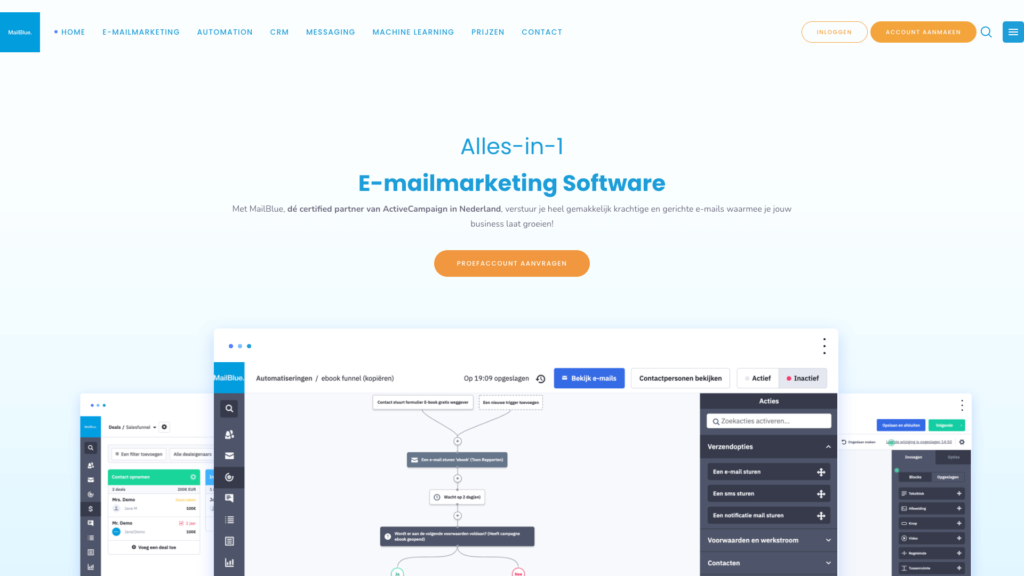 ActiveCampaign Mailblue ActiveCampaign (Mailblue) e-mailmarketing