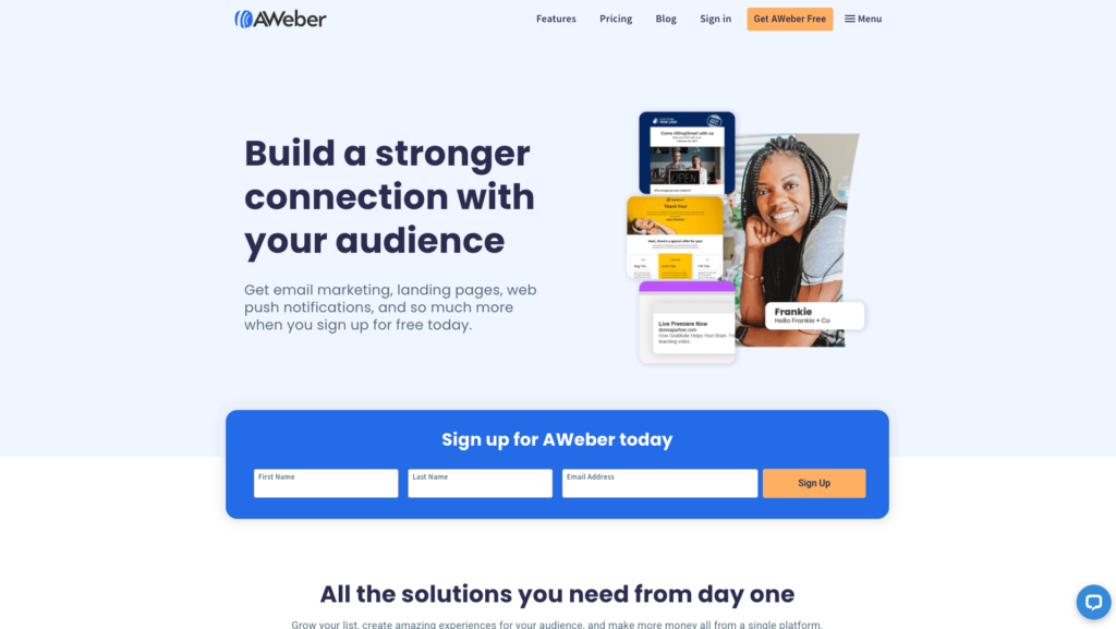 Aweber e mailmarketing pakket Aweber e-mailmarketing pakket