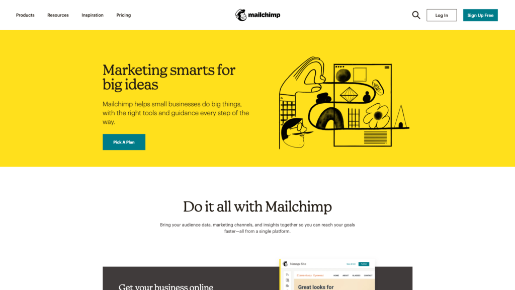 Mailchimp e mailmarketing software Mailchimp e-mailmarketing software